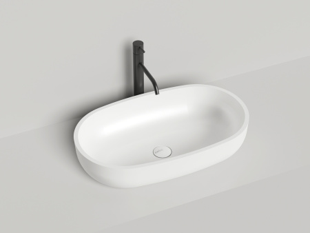 Раковина из искусственного камня S-Stone Salini GLORIA 1102205MF 60х40 накладная цвет мультиколор